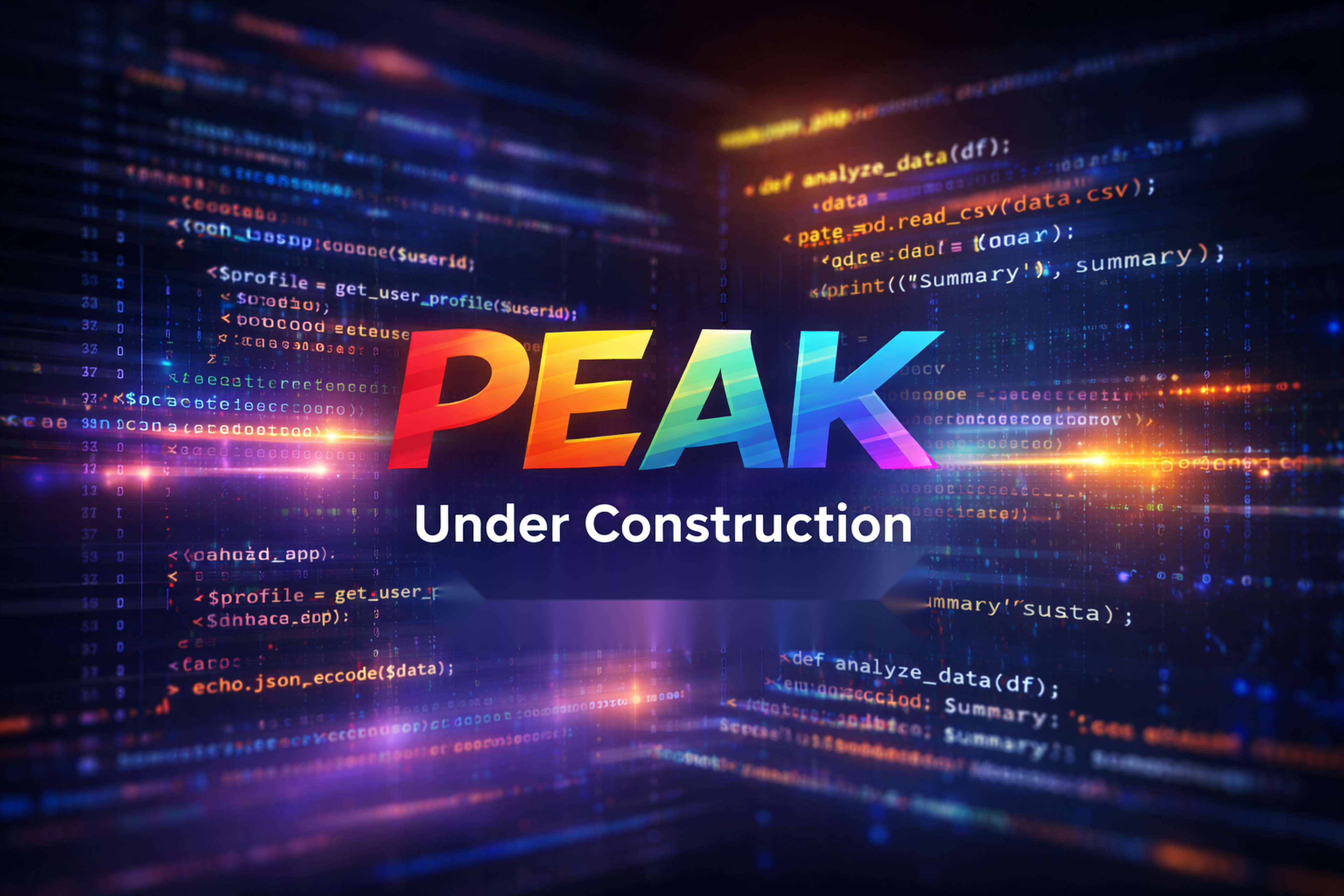 Abstract coding background